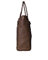 Woven Handle Tote, side view